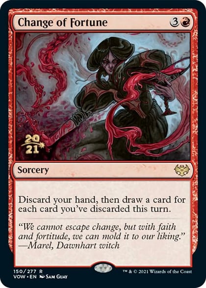 Change of Fortune, Prerelease Cards 150