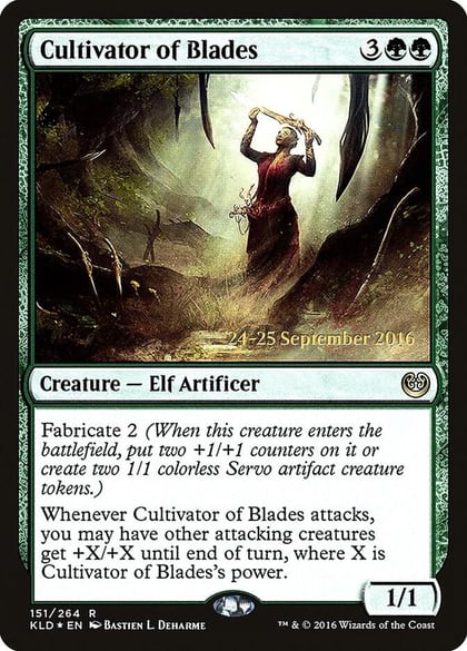 Cultivator of Blades, Prerelease Cards 151