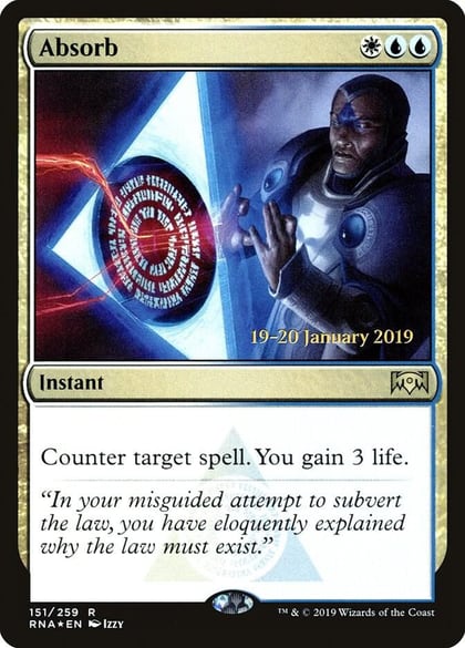 Absorb, Prerelease Cards 151