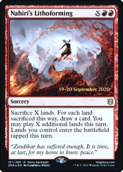 Nahiri's Lithoforming, Prerelease Cards 151