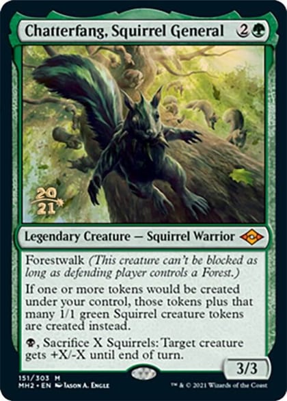 Chatterfang, Squirrel General, Prerelease Cards 151