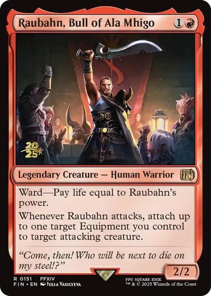 Raubahn, Bull of Ala Mhigo, Prerelease Cards 151