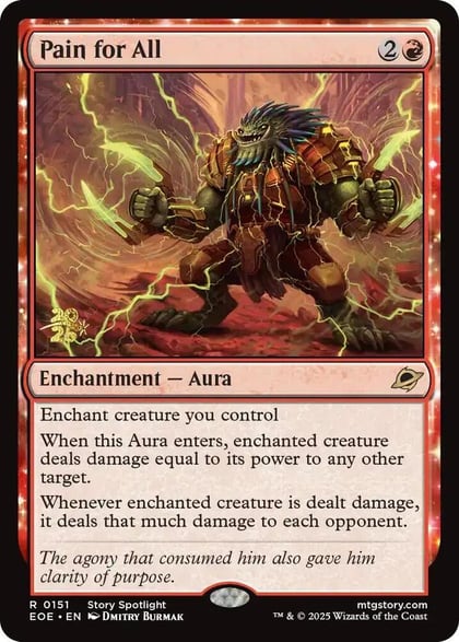 Pain for All, Prerelease Cards 151