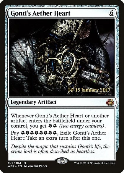 Gonti's Aether Heart, Prerelease Cards 152