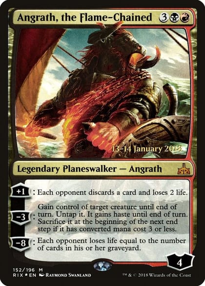 Angrath, the Flame-Chained, Prerelease Cards 152