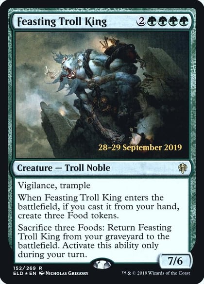 Feasting Troll King, Prerelease Cards 152