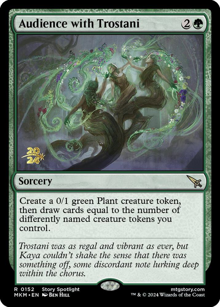 Audience with Trostani, Prerelease Cards 152