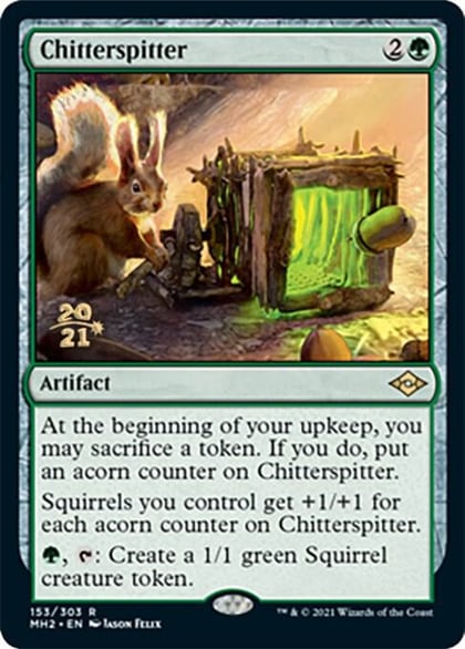 Chitterspitter, Prerelease Cards 153