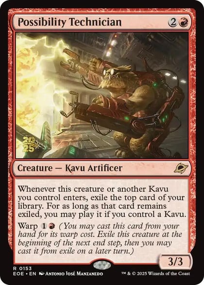 Possibility Technician, Prerelease Cards 153