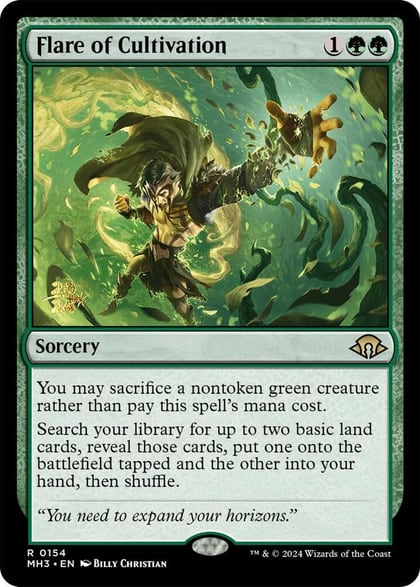 Flare of Cultivation, Prerelease Cards 154