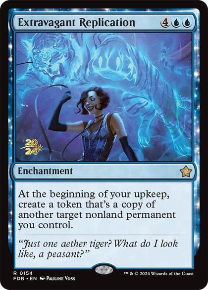 Extravagant Replication, Prerelease Cards 154