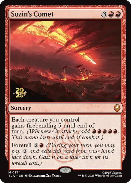 Sozin's Comet, Prerelease Cards 154