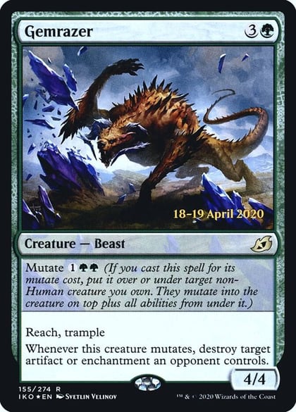 Gemrazer, Prerelease Cards 155