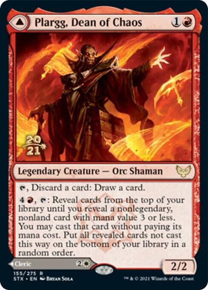 Plargg, Dean of Chaos, Prerelease Cards 155
