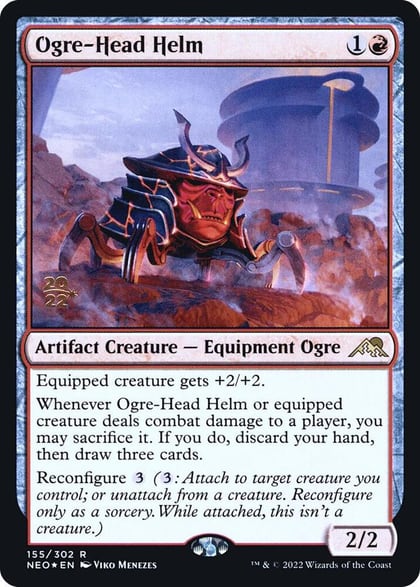 Ogre-Head Helm, Prerelease Cards 155