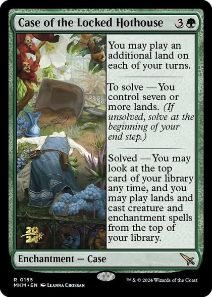 Case of the Locked Hothouse, Prerelease Cards 155