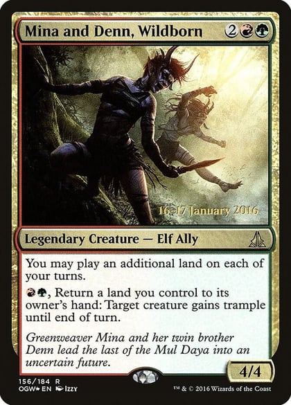 Mina and Denn, Wildborn, Prerelease Cards 156