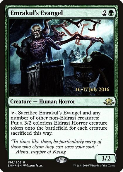 Emrakul's Evangel, Prerelease Cards 156