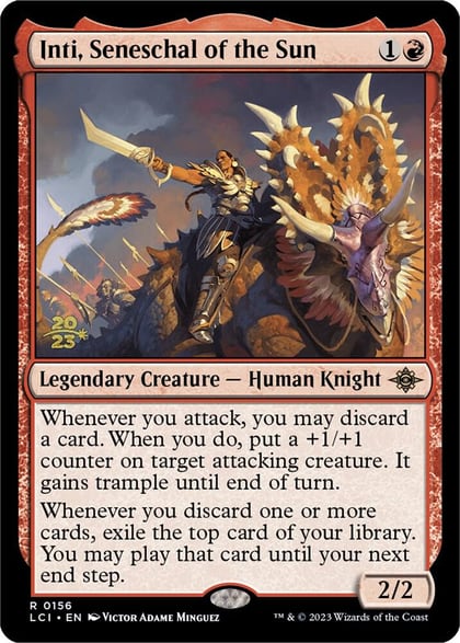 Inti, Seneschal of the Sun, Prerelease Cards 156