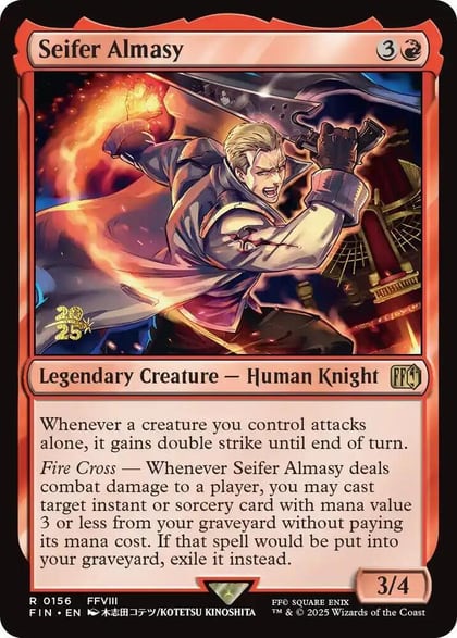 Seifer Almasy, Prerelease Cards 156