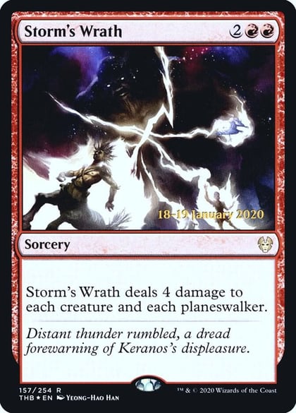 Storm's Wrath, Prerelease Cards 157