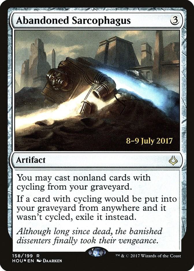 Abandoned Sarcophagus, Prerelease Cards 158