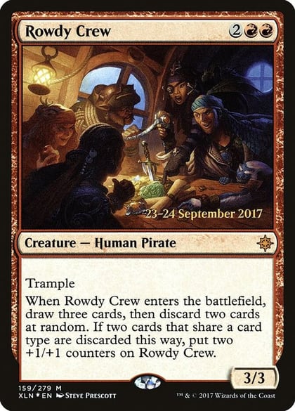 Rowdy Crew, Prerelease Cards 159