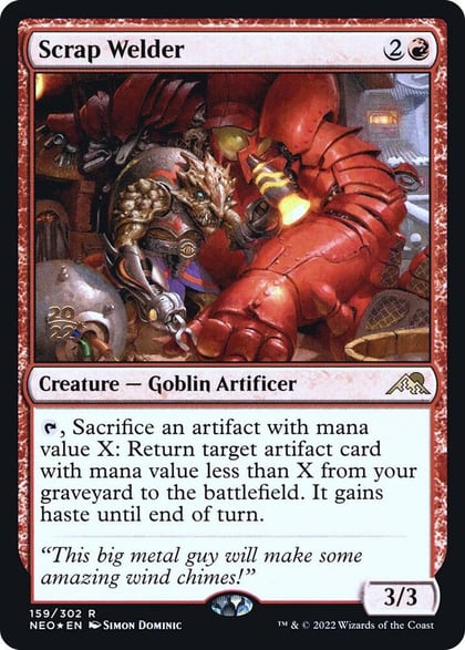 Scrap Welder, Prerelease Cards 159