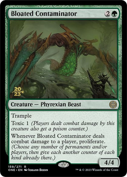 Bloated Contaminator, Prerelease Cards 159
