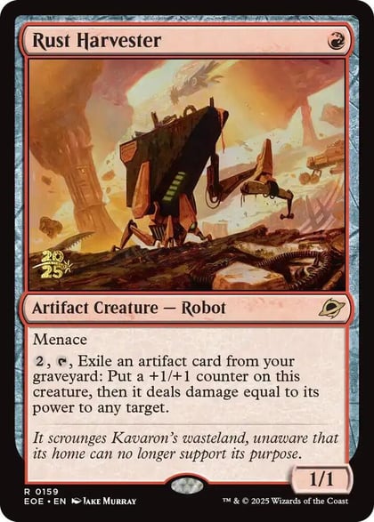 Rust Harvester, Prerelease Cards 159