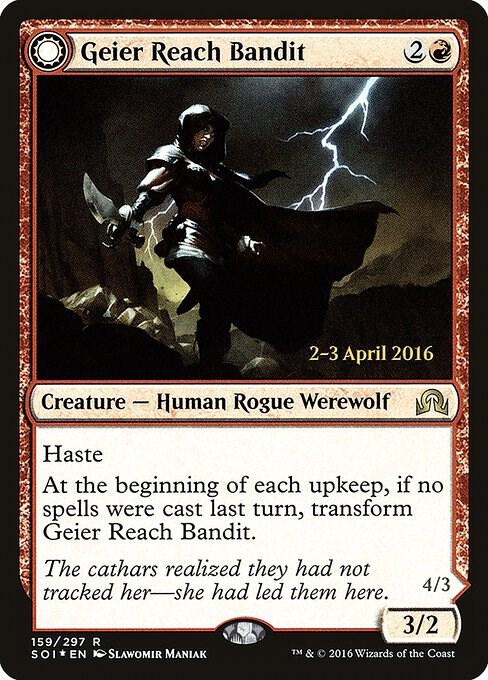 Geier Reach Bandit, Prerelease Cards 159