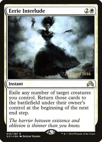 Eerie Interlude, Prerelease Cards 16