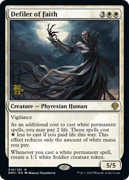 Defiler of Faith, Prerelease Cards 16