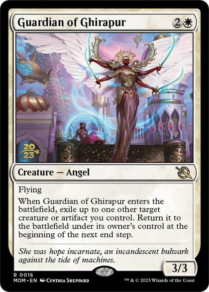 Guardian of Ghirapur, Prerelease Cards 16