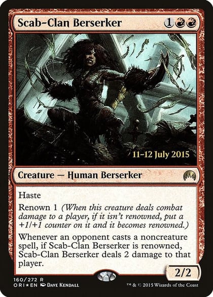 Scab-Clan Berserker, Prerelease Cards 160