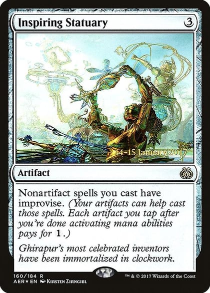 Inspiring Statuary, Prerelease Cards 160