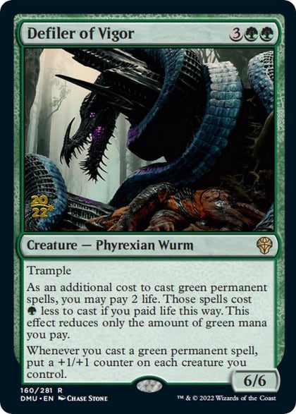 Defiler of Vigor, Prerelease Cards 160