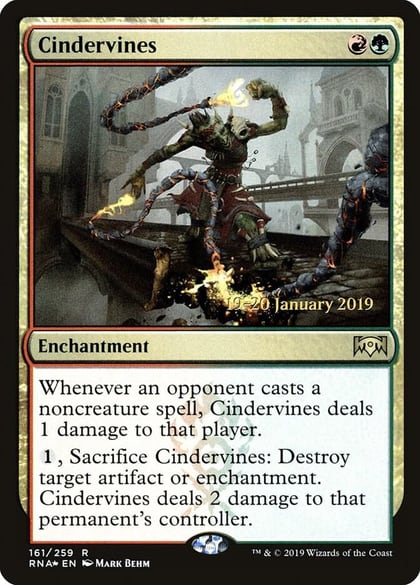 Cindervines, Prerelease Cards 161