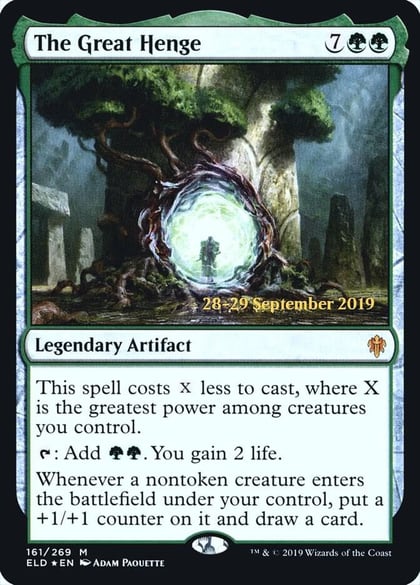 The Great Henge, Prerelease Cards 161