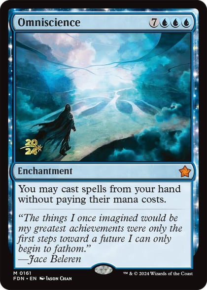 Omniscience (FDN), Prerelease Cards 161