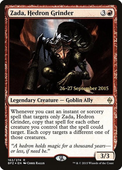 Zada, Hedron Grinder, Prerelease Cards 162