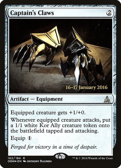 Captain's Claws, Prerelease Cards 162