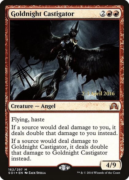 Goldnight Castigator, Prerelease Cards 162