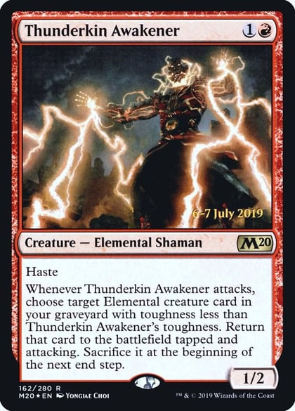 Thunderkin Awakener, Prerelease Cards 162