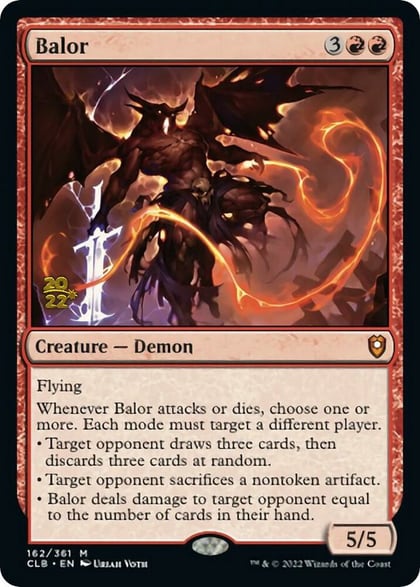 Balor, Prerelease Cards 162