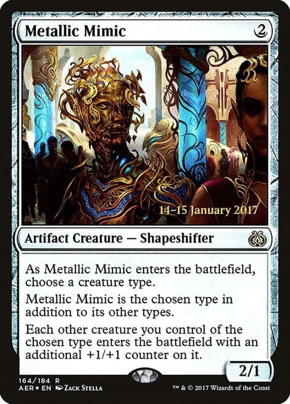 Metallic Mimic, Prerelease Cards 164