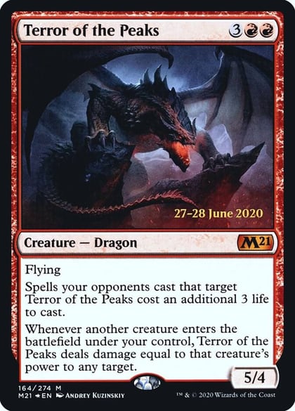 Terror of the Peaks (M21), Prerelease Cards 164