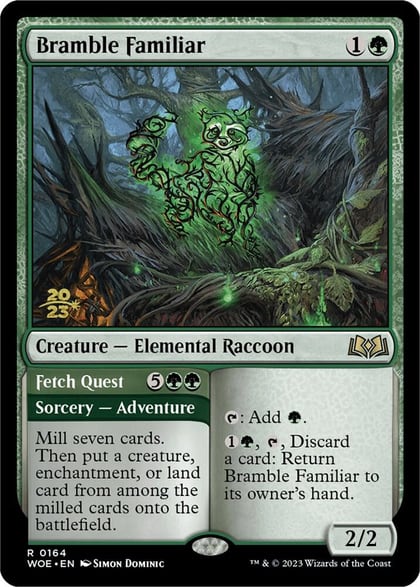 Bramble Familiar, Prerelease Cards 164