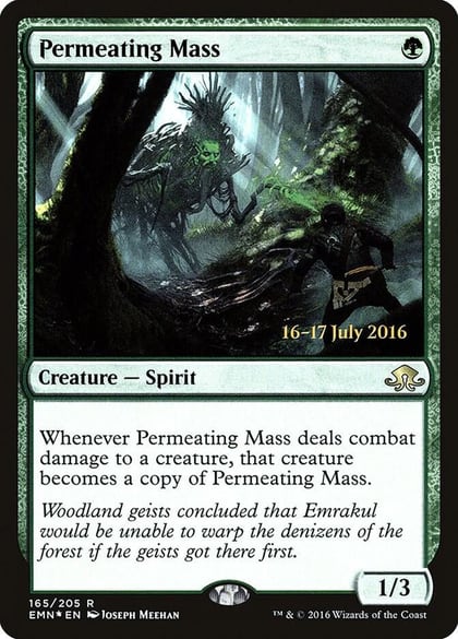 Permeating Mass, Prerelease Cards 165