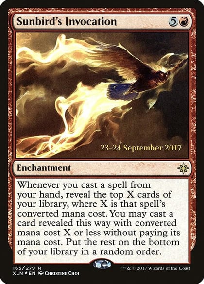 Sunbird's Invocation, Prerelease Cards 165